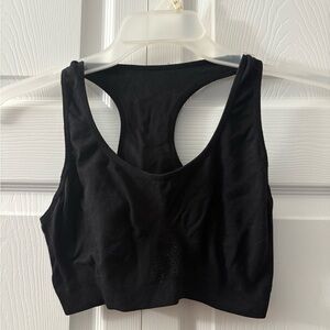 Black Racerback Sports Bra